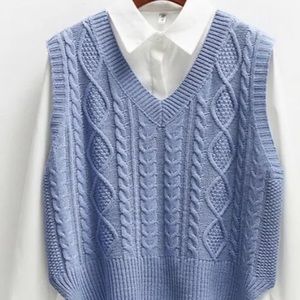 Vest Women Short Loose Trendy